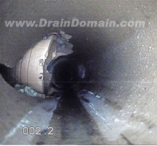 crude drainage connection
